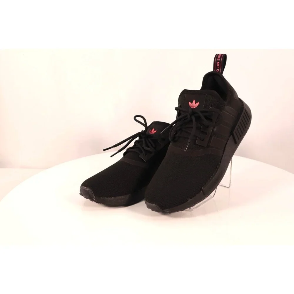 Adidas women's NMD_R1 Black‎ & Pink Sneakers Size 9 1/2